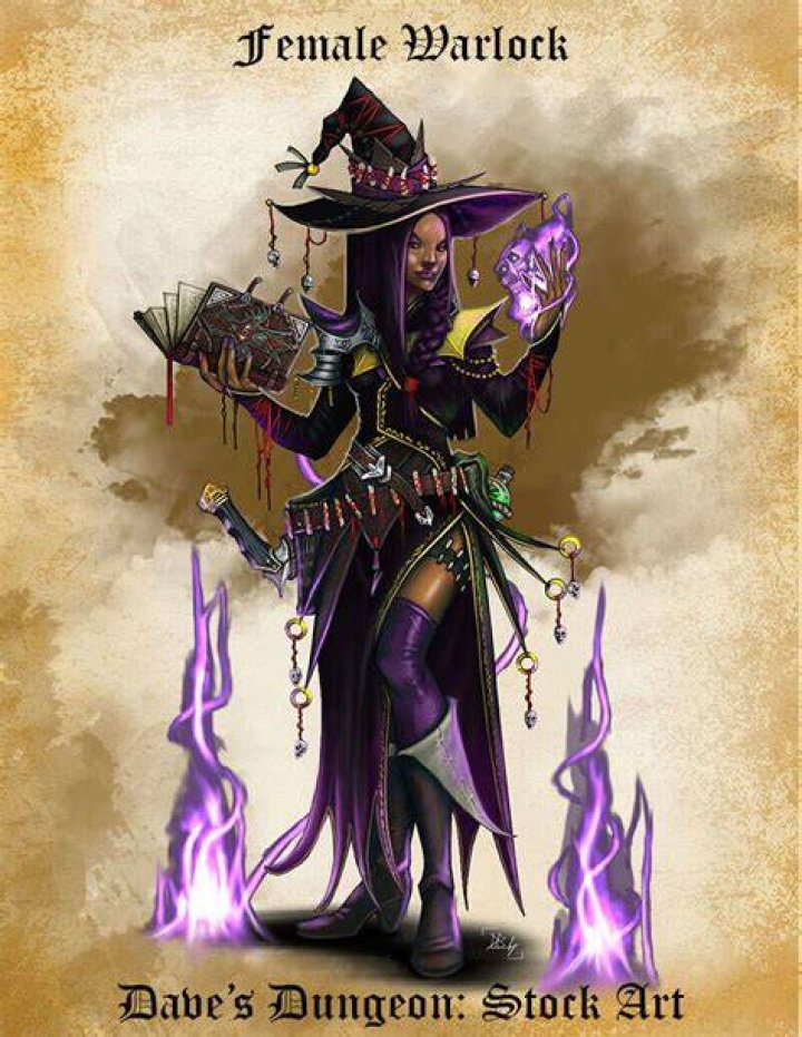 Can a female be a warlock D&D?