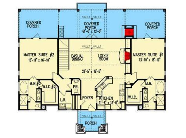 Can a house have multiple master bedrooms?