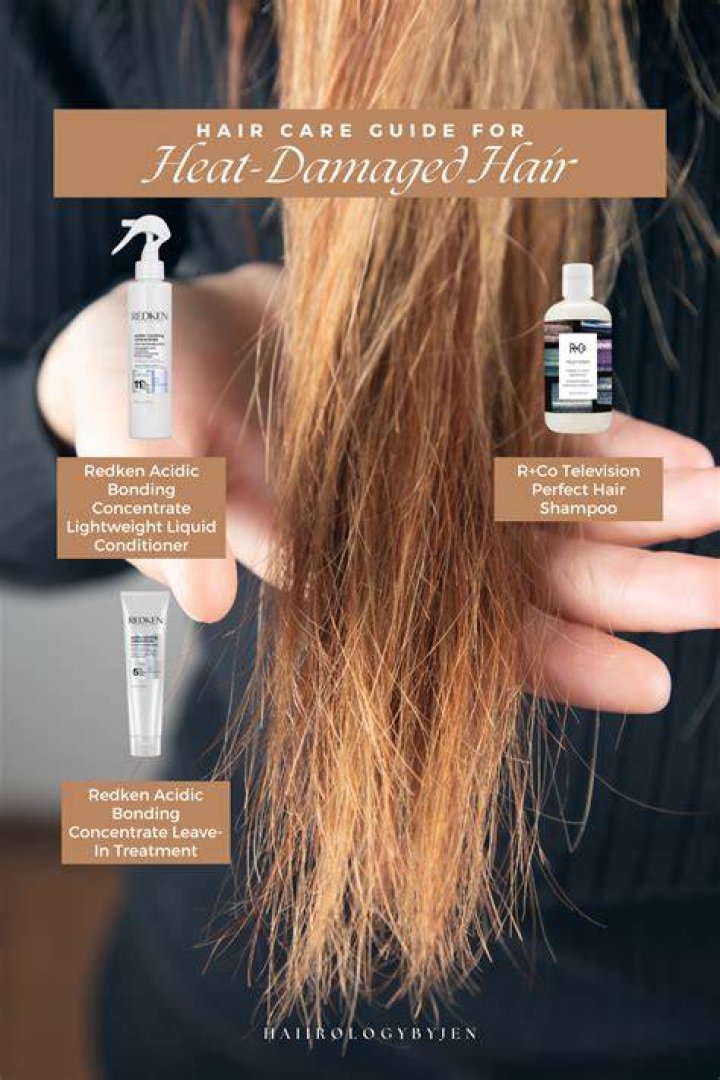 Can hair damaged by heat be repaired?
