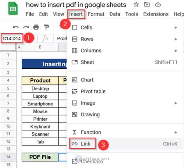 How to Insert PDFs into Microsoft Excel or Sheets
