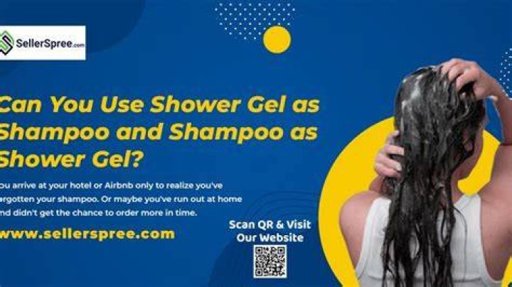 Can I use shower gel instead of shampoo?
