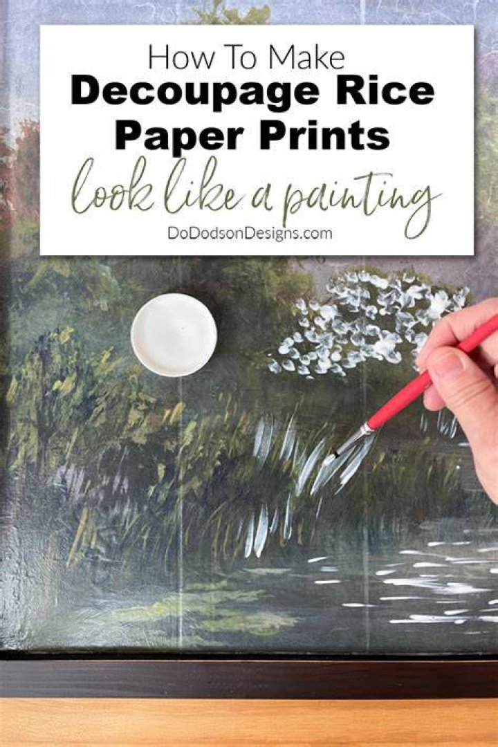 Can you decoupage watercolor paper?