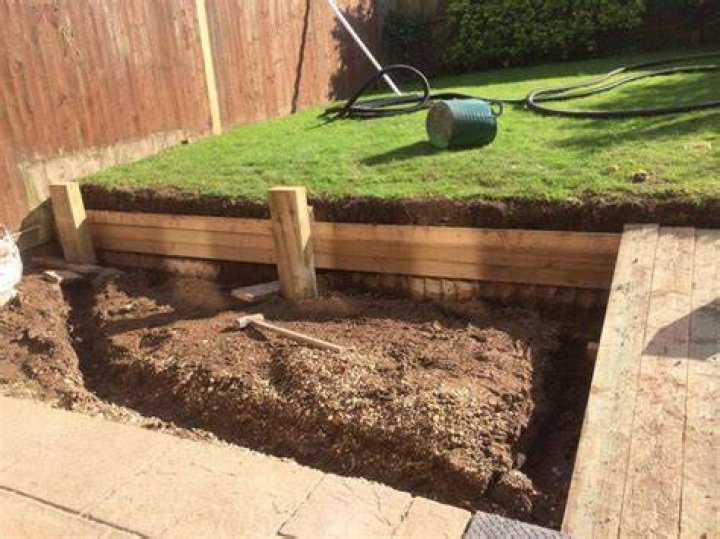 Can you lay railway sleepers on soil?