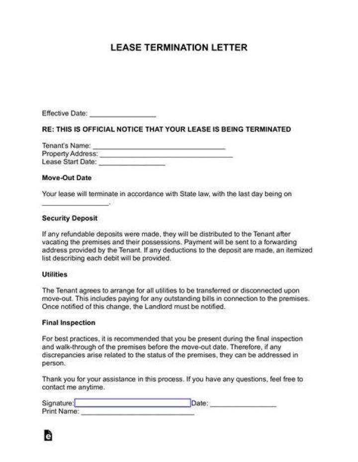 Can you terminate a lease early in Virginia?