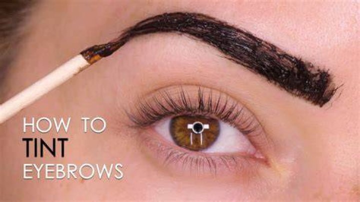 Can you tint eyebrows a lighter color?