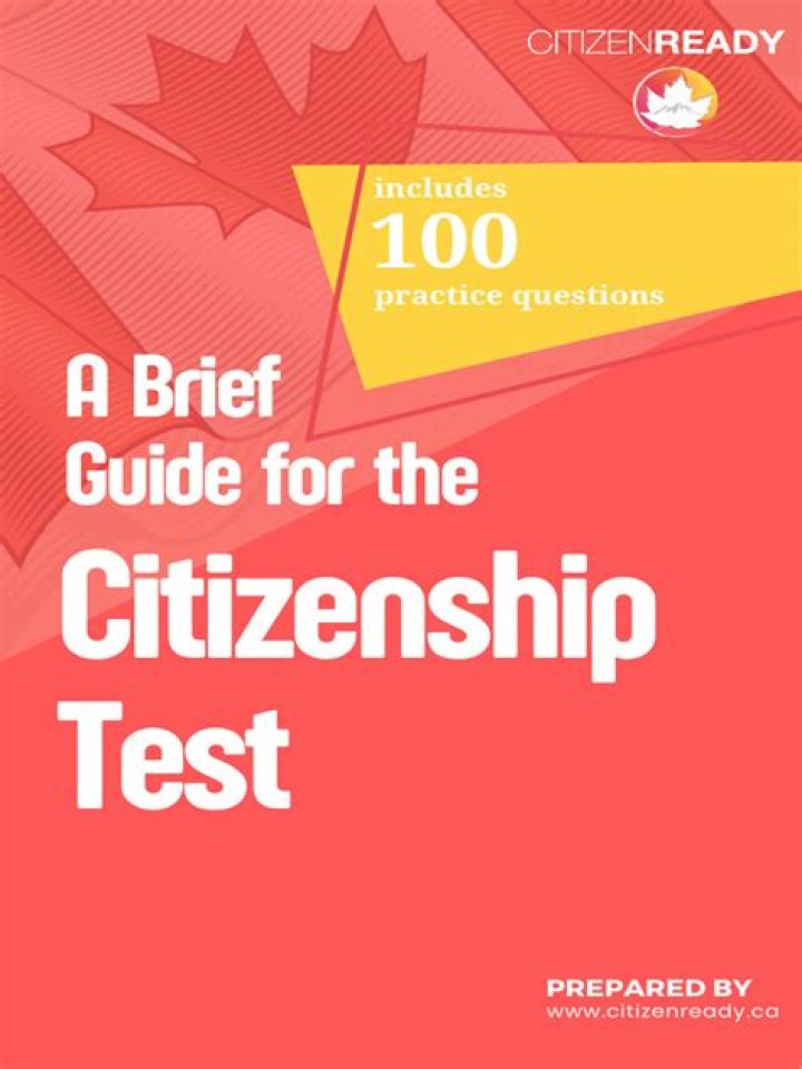 Free Canada Citizenship Test PDF – Study Guide & Practice Questions