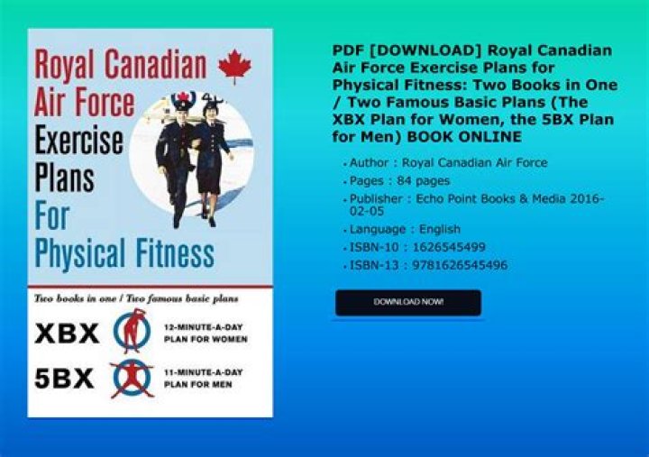 Canadian Air Force Exercise Plan PDF: Official Training and Readiness Guide