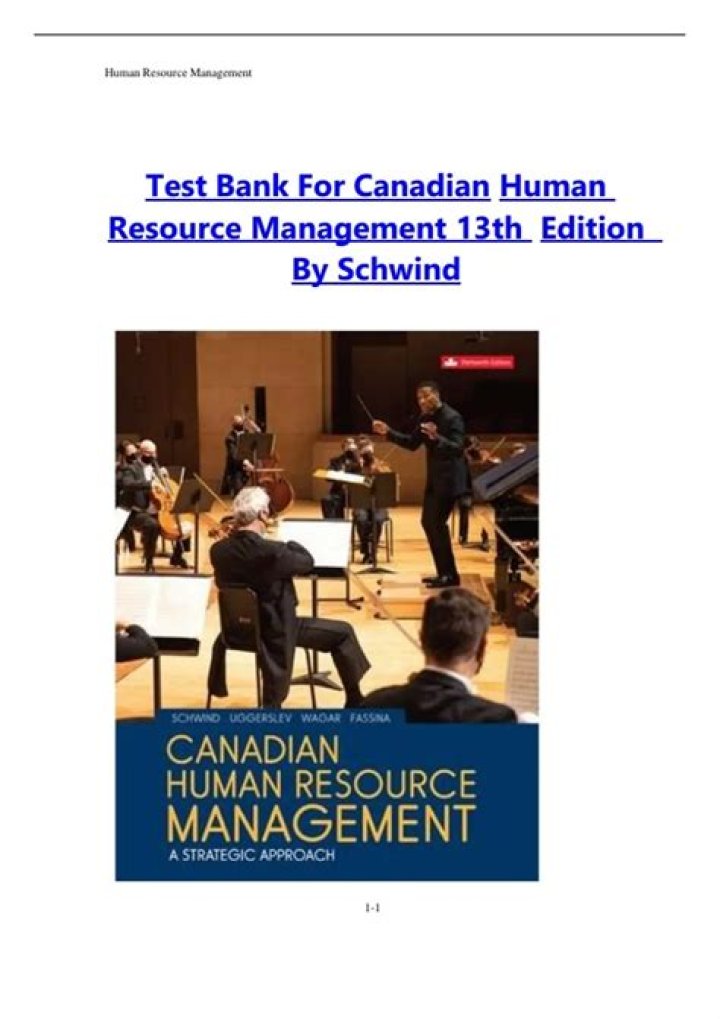 Canadian Human Resource Management 10th Edition PDF: Expert Guide