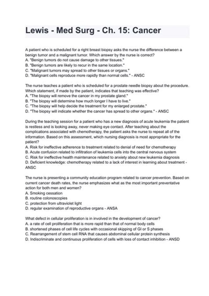 Cancer Questions and Answers: Essential PDF Guide