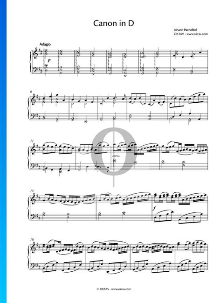 Free Canon in D Sheet Music PDF – Download Instantly