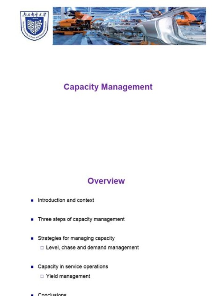 Optimizing Capacity Management: Proven Strategies in PDF