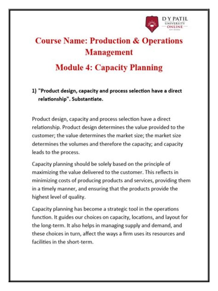 Capacity Planning in Production Management: Expert PDF Guide