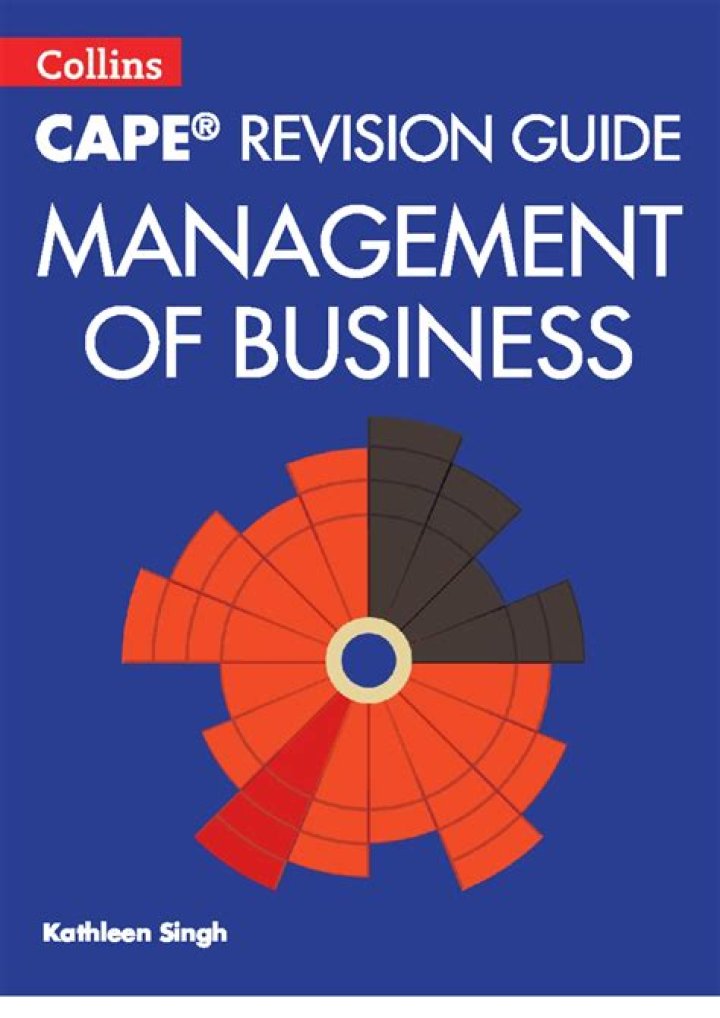 Cape Management of Business Unit 2: Expert Textbook PDF Guide