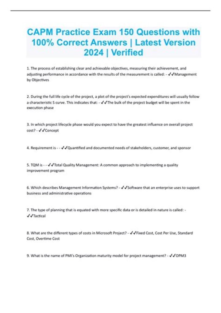 CapM Practice Questions PDF: Expert Exam Prep Tools