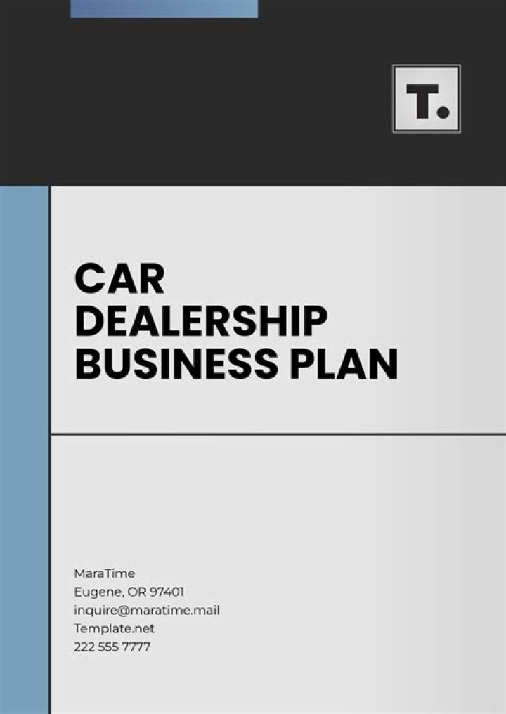 Car Dealership Business Plan PDF: Step-by-Step Guide to Launching Success