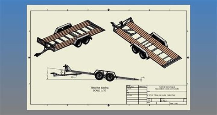 Free Flatbed Car Hauler Trailer Plans PDF for Easy Download