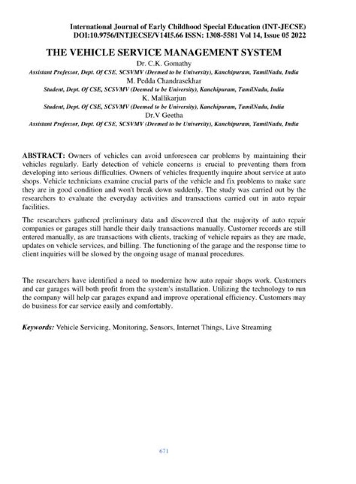 Car Service Management System PDF: Streamline Garage Operations