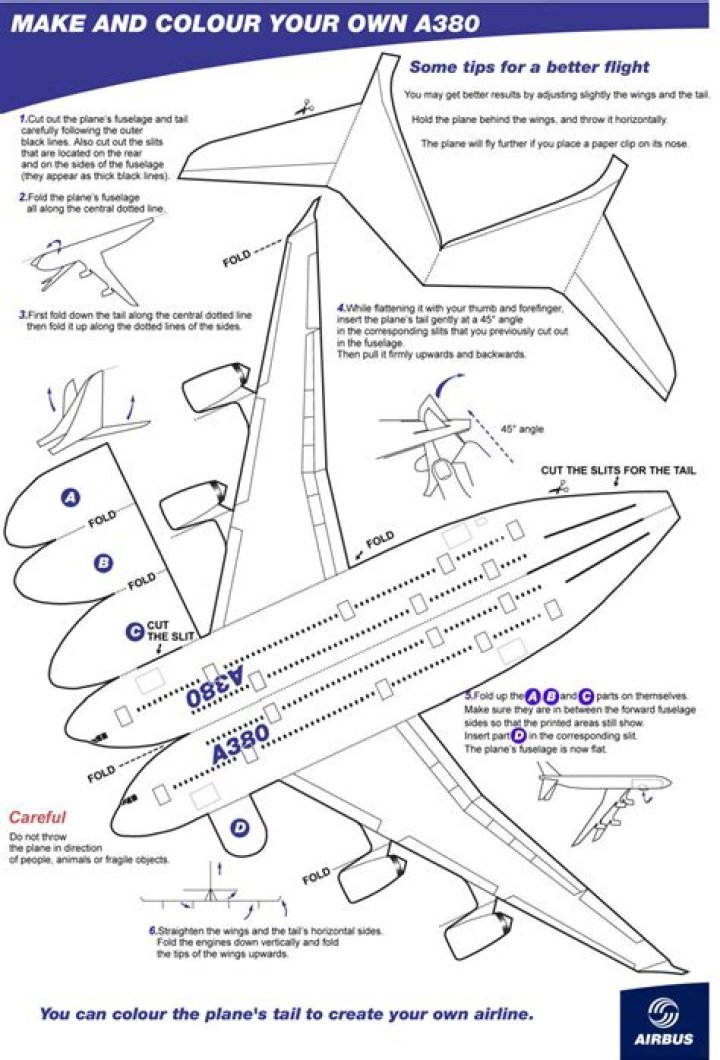 Cardboard Plane Template PDF for Easy Crafts and Kids Projects