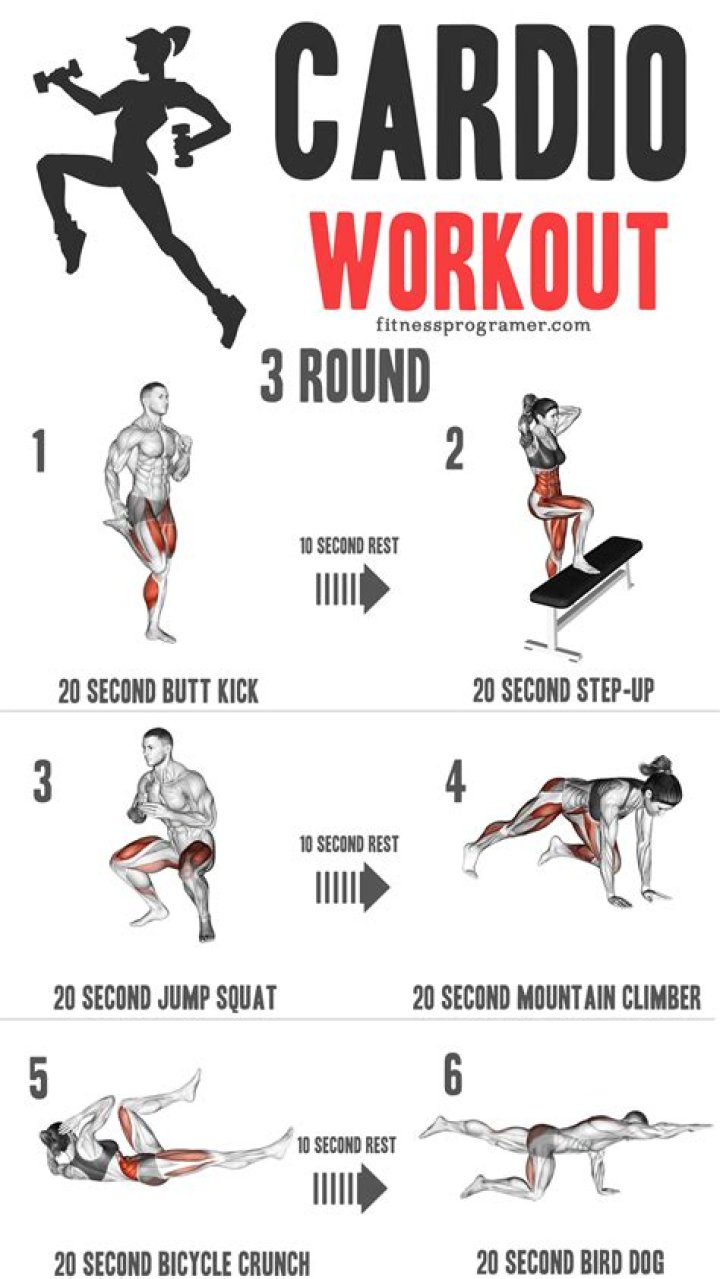 Cardio Workout Plan at Home: Free PDF Workout Guide