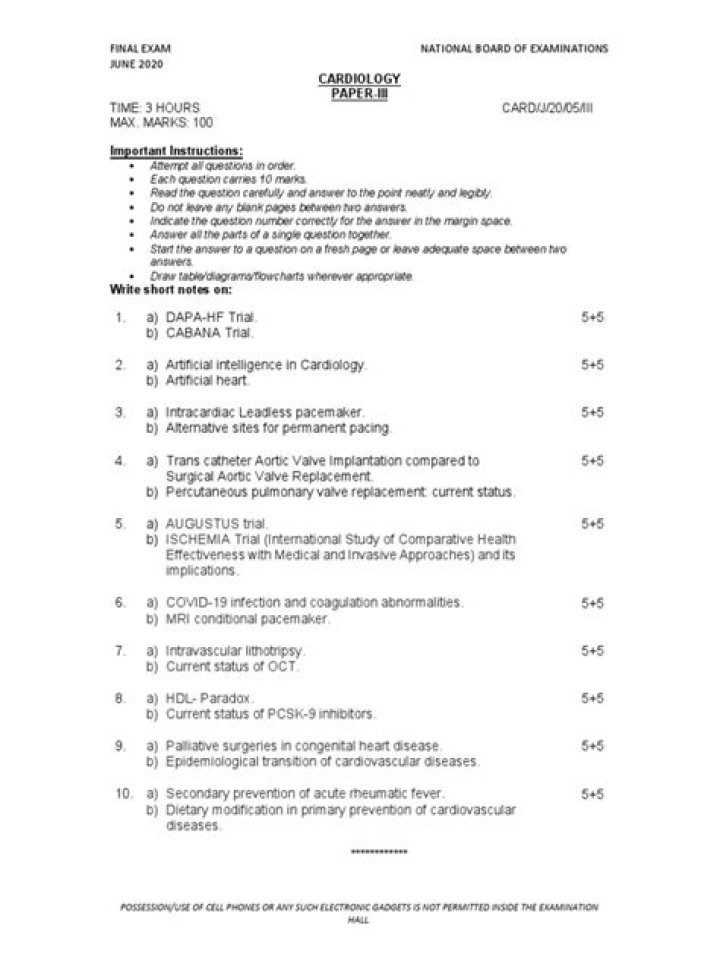 Cardiology Board Questions PDF: Essential Study Guide