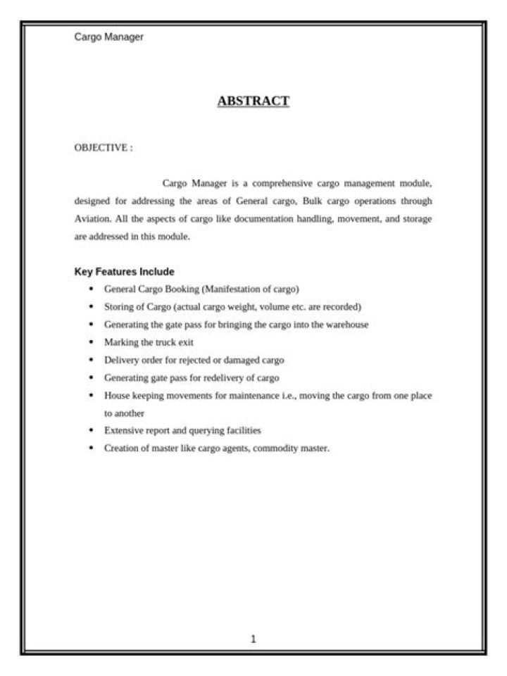 Optimize Logistics with Cargo Management System PDF Guide