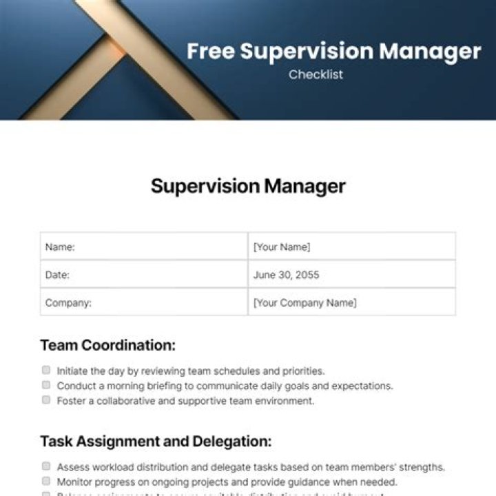 Caring Through Supervision: A Self-Assessment PDF for Managers