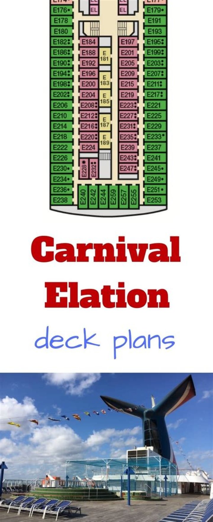 Carnival Elation Deck Plans PDF – Free Printable Templates