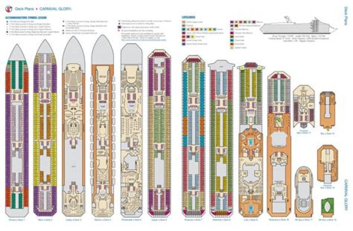 Carnival Freedom Deck Plans PDF: Free Printable Templates
