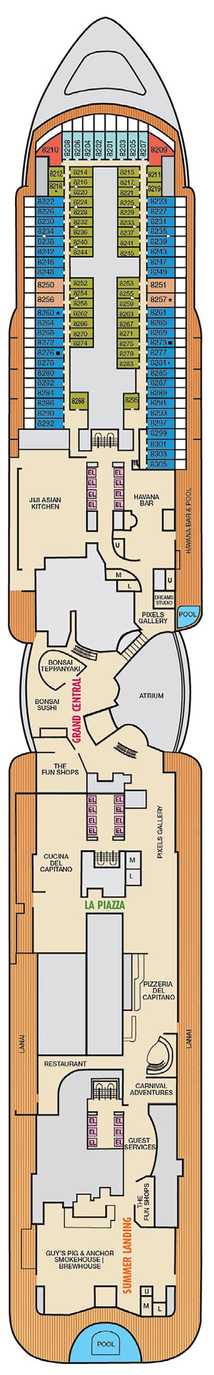 Carnival Mardi Gras Deck Plans PDF – Easy Printable Templates