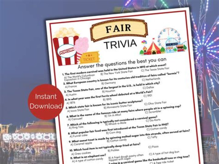Carnival Trivia Questions & Answers PDF – Fun Facts & Quiz