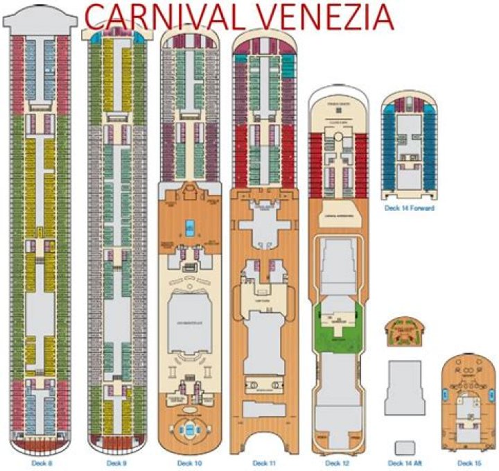 Carnival Venezia Deck Plan PDF – Download Free Event Layout Guide
