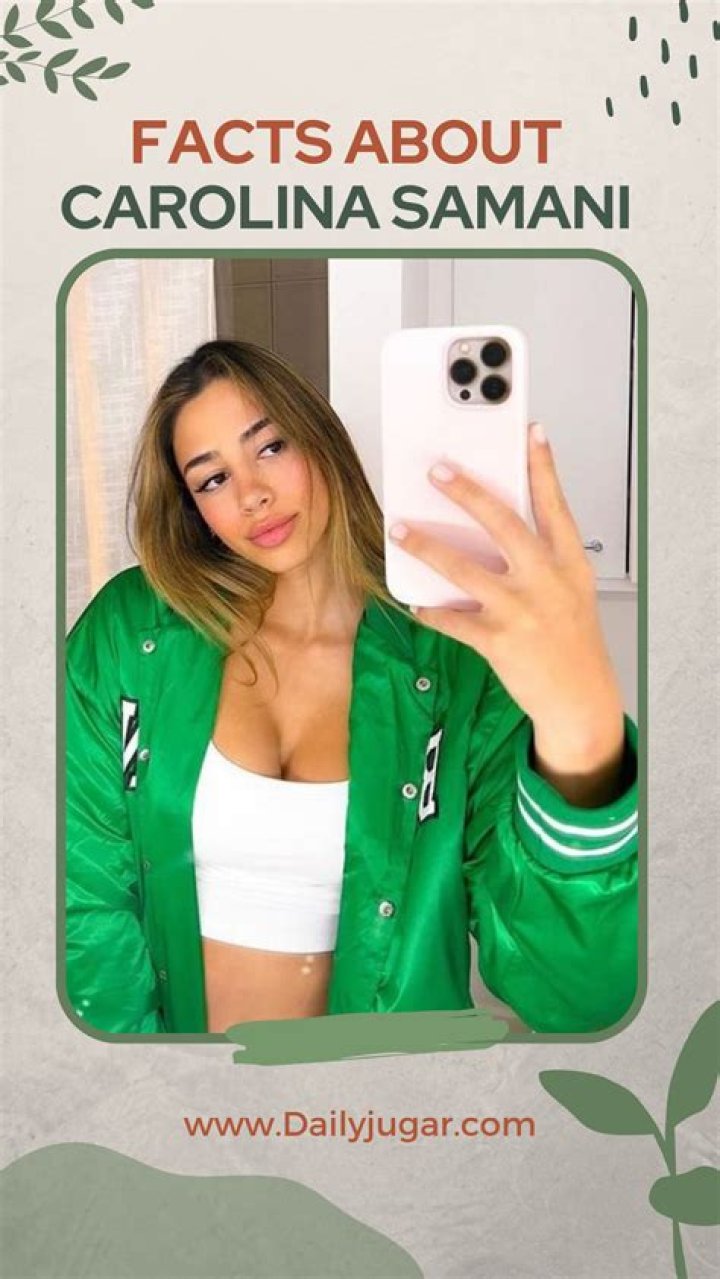 Carolina Samani A Rising Star on Instagram and OnlyFans