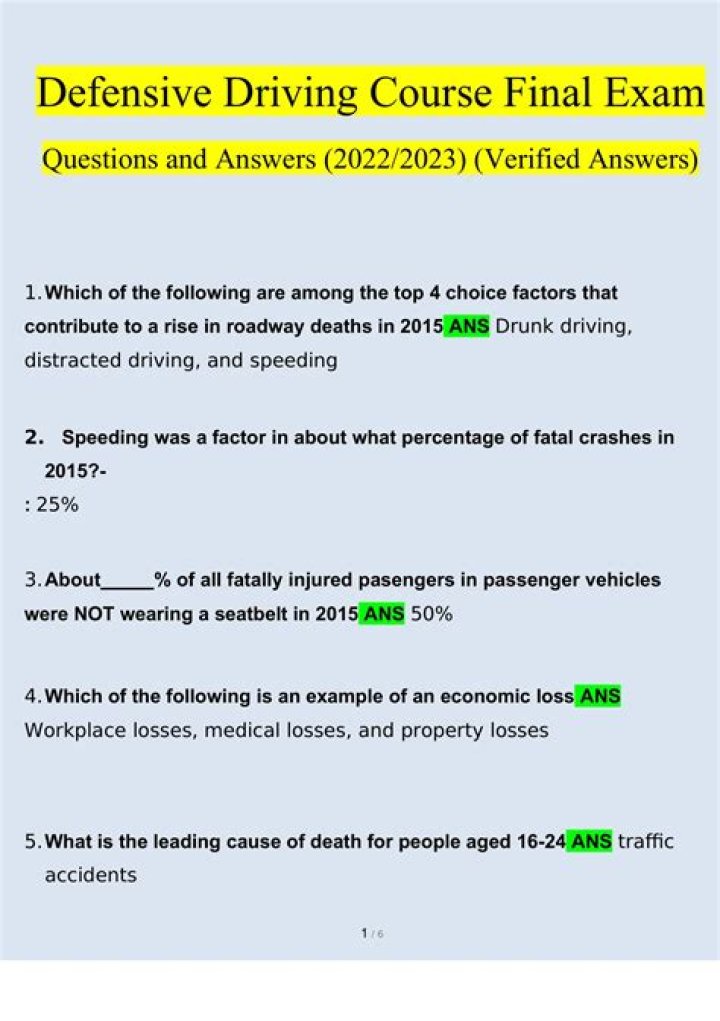 Carrier Edge Defensive Driving Answers PDF: Expert Guide