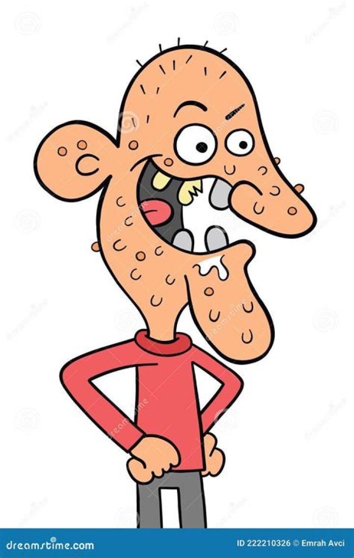 Cartoon Ugly Man Vector Illustration 2823152 Vector Art at Vecteezy