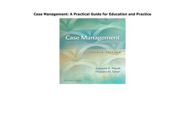 Case Management: A Practical Guide for Education and Practice PDF