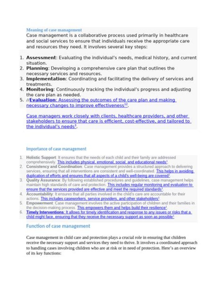 Comprehensive Case Management in Child Protection: Essential PDF Guide