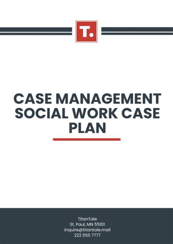 Comprehensive Case Management Social Work PDF Guide