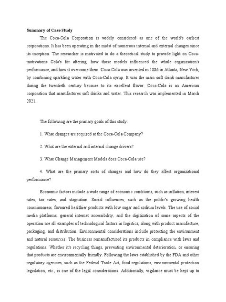 Master Change Management: Essential Case Study PDF Guide