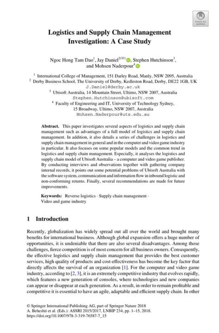 Case Study Logistics Management: Proven Strategies & PDF Insights