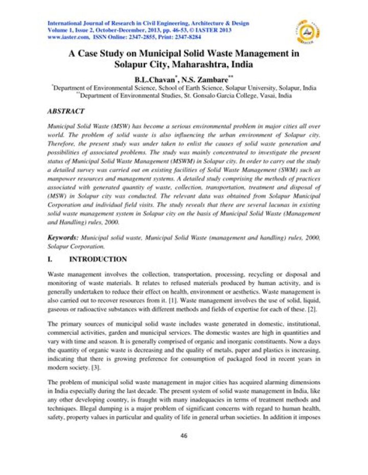Case Study on Waste Management PDF: Practical Solutions & Real-World Results