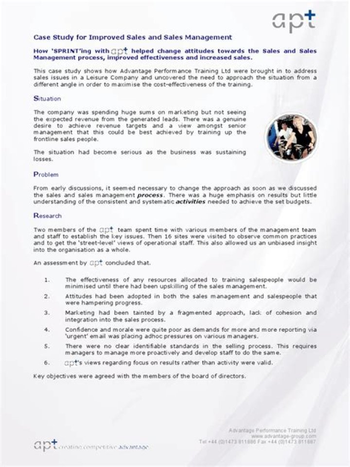Proven Case Study: Sales Management PDF Guide