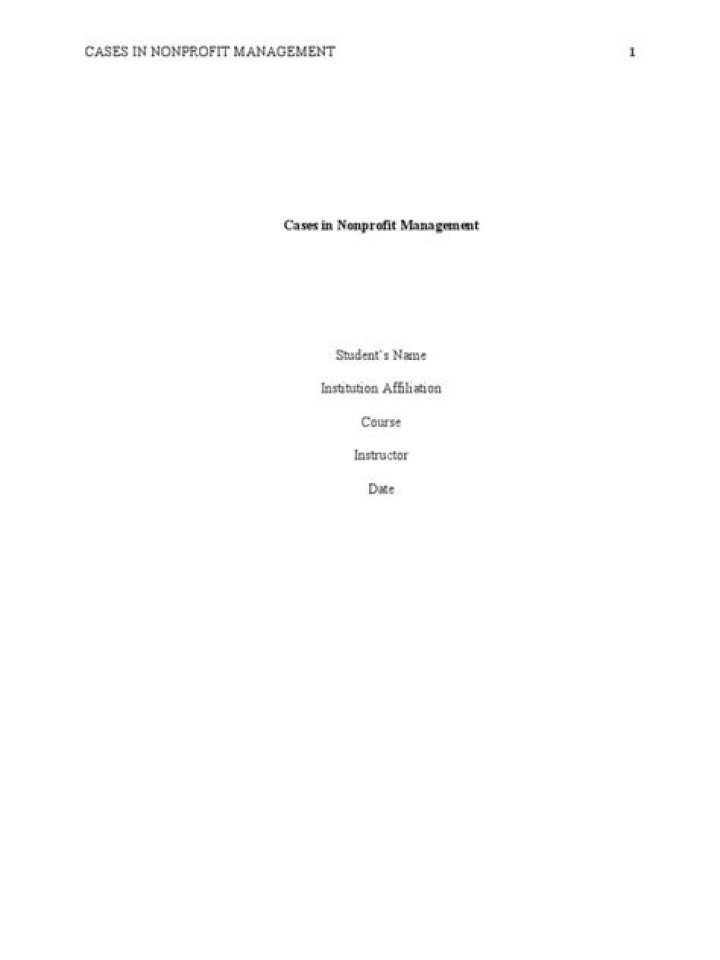 Cases in Nonprofit Management: Expert PDF Insights & Strategies