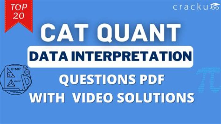 Cat Data Interpretation Questions with Solutions PDF: Expert Answers