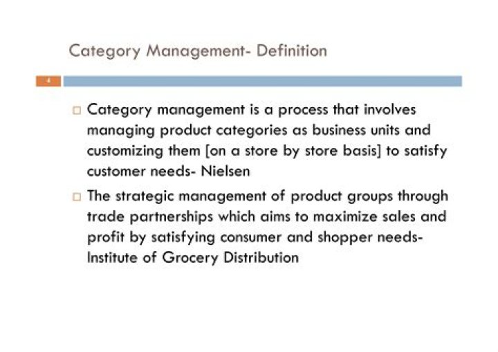 Category Management Definition PDF: Everything You Need to Know