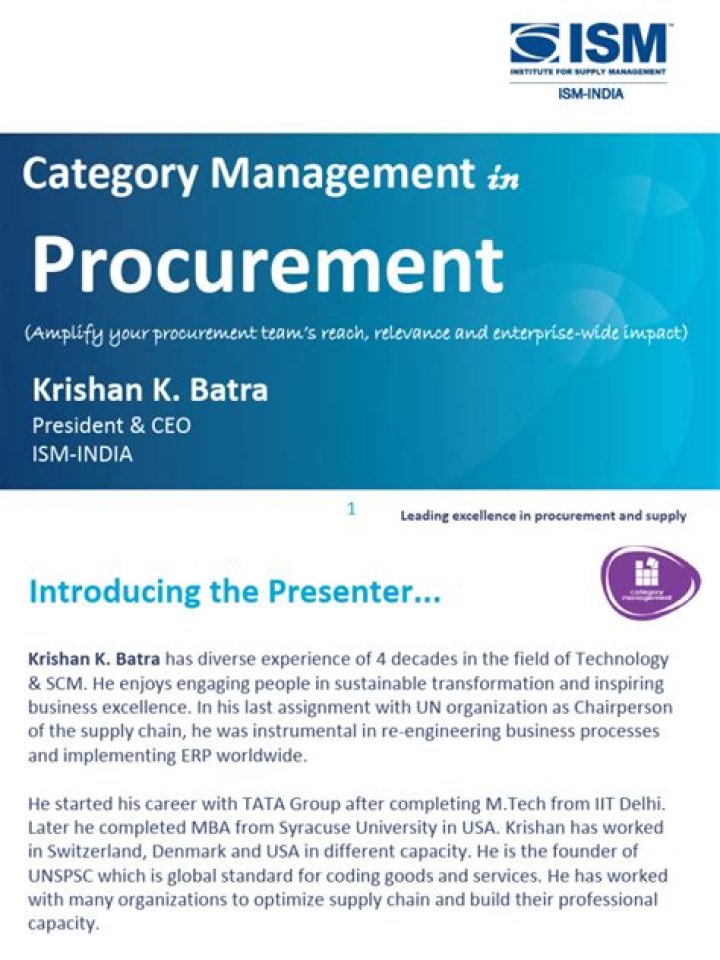 Master Category Management in Procurement: Essential PDF Guide