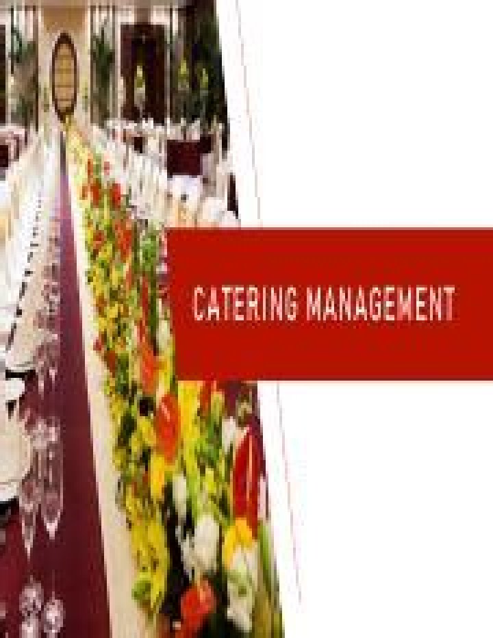 Catering Services Management PDF: Expert Guidance & Full Guide