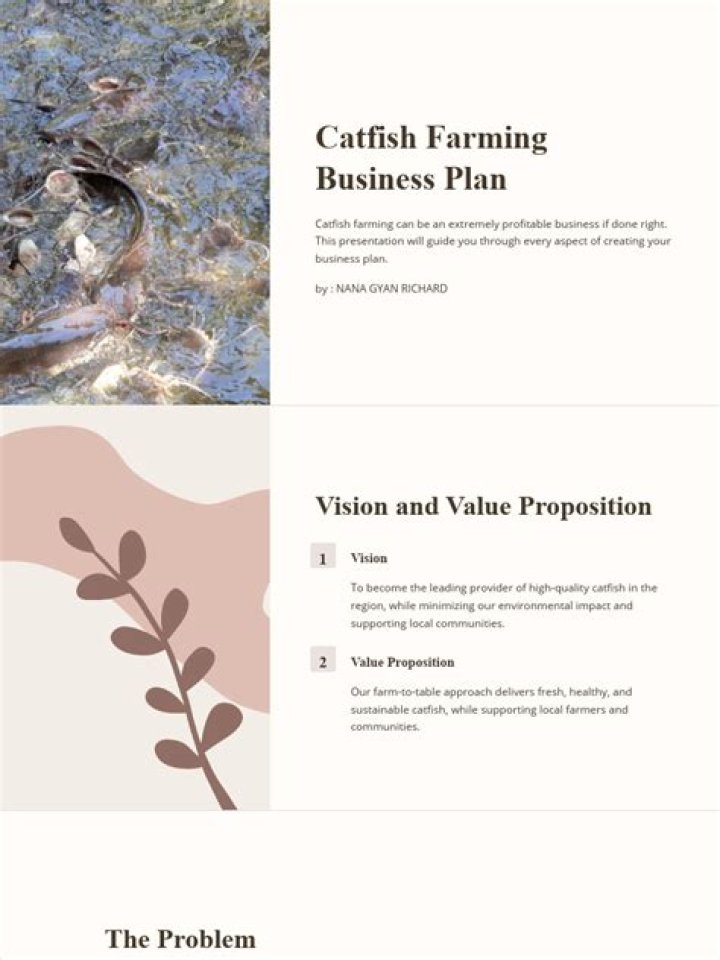 Start Your Catfish Farming Business: Complete Business Plan PDF