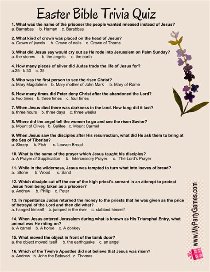 Catholic Bible Quiz Questions & Answers PDF – Test Your Faith Knowledge