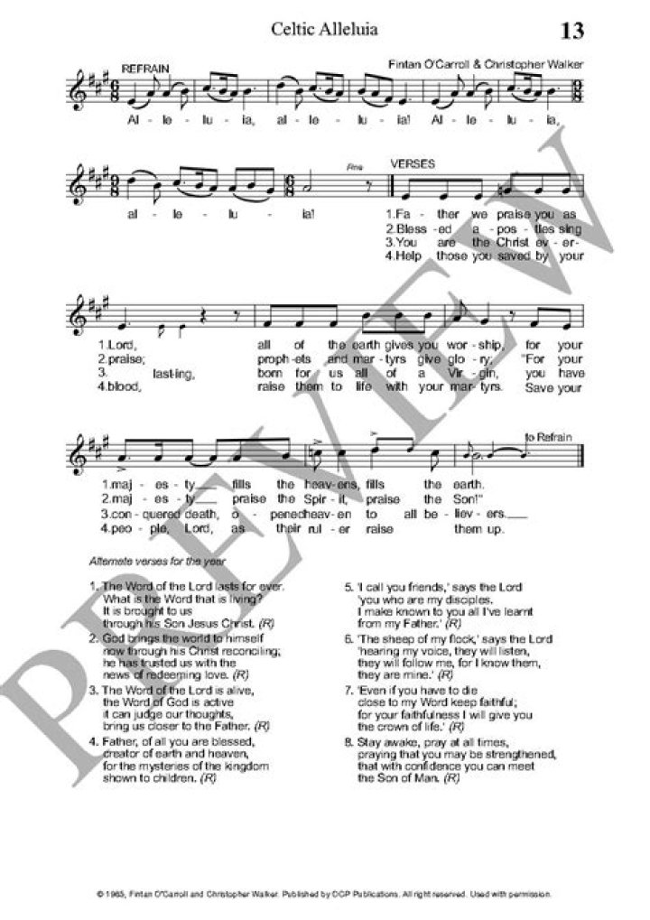 Free Catholic Music Sheet PDF Downloads for Home & Church