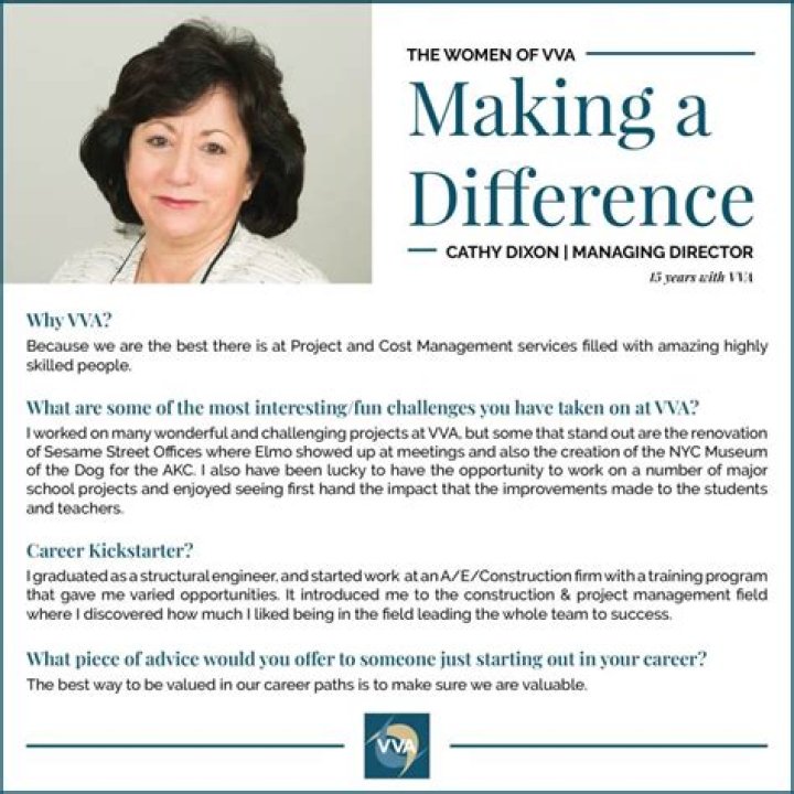 Cathy Dixon VVA Project Managers & Consultants Email Guide PDF